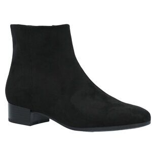 Time and Tru Women's Faux Suede Ankle Boots